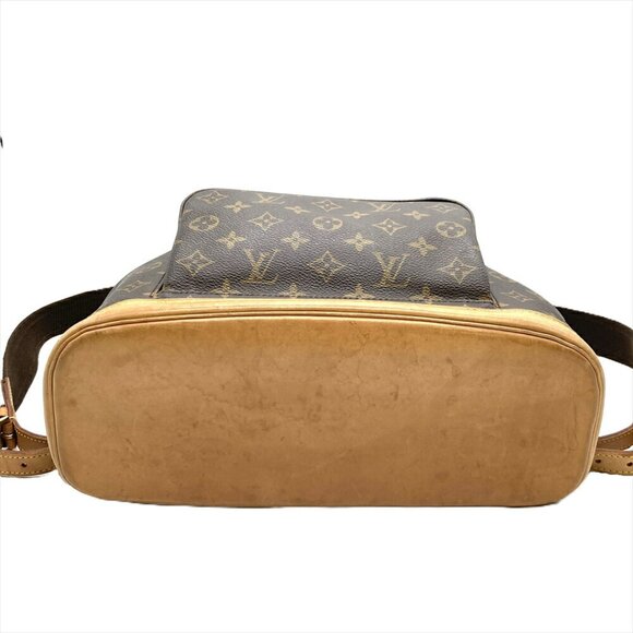 LOUIS VUITTON Authentic Brown Monogram Canvas Backpack - Picture 6 of 9
